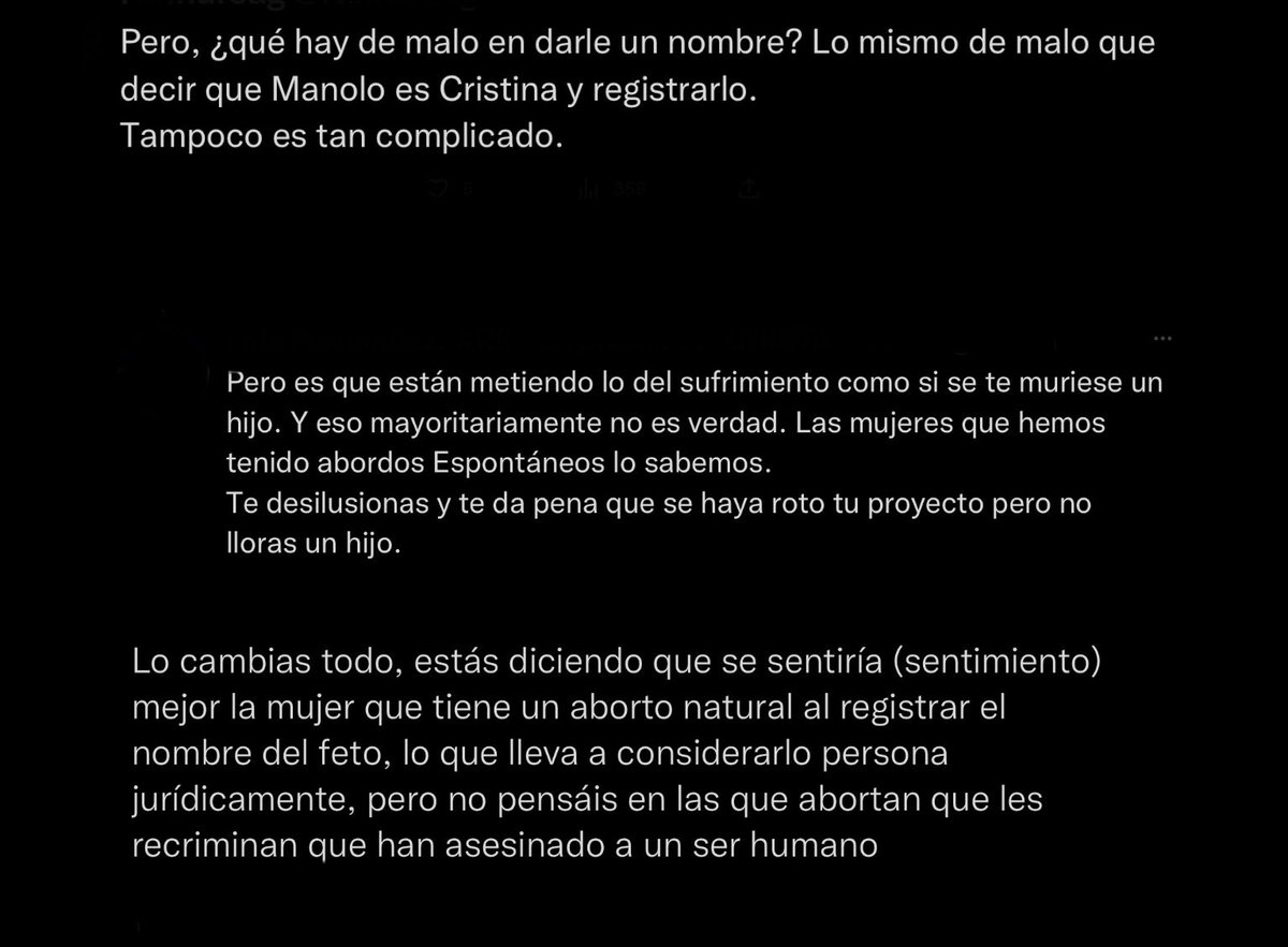 ManuelaHidalgoQ's tweet photo. 1- Asunto Registro . 
Recado para las que pretenden establecer equivalencias y hablan de barbaridades en ambos bandos . 
Sabed que esto no vais a poder taparlo como si no hubiese ocurrido , el ensañamiento con madres que sufren pasará factura y a la Historia negra del feminismo . https://t.co/0w2kdBrQ86