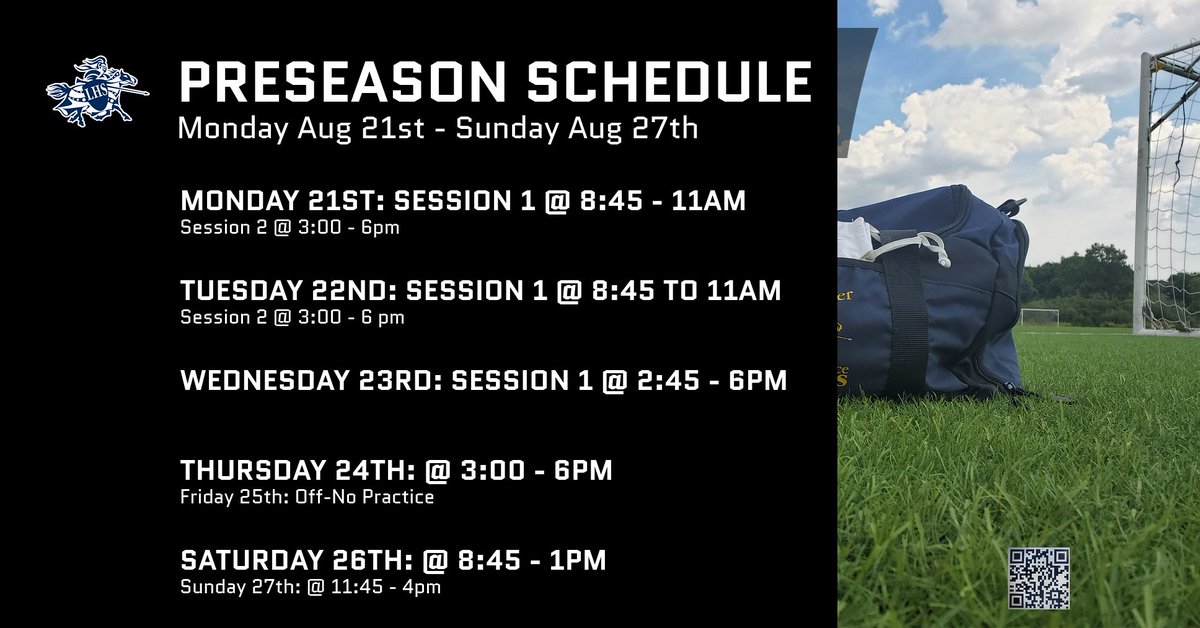 ⚽️🚨*Updated Reminder*🚨⚽️
Devlin Field
Register- familyid.com/lawrence-high-…

⚽️