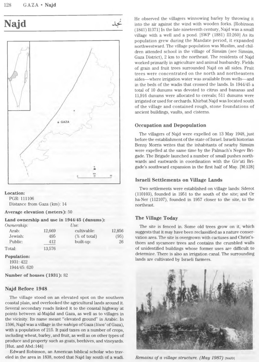 PalestinSpricht's tweet image. Der 🇩🇪Botschafter @GerAmbTLV in #ApartheidIsrael ist heute zu Besuch in #Sderot gewesen.
Diese Siedlung steht auf dem zerstörten 🇵🇸Ort #Najd.
Dieser wurde am 13.05.1948 von zionistischen Terroristen ethnisch gesäubert.
Siehe Walid Khalidi in "All that remains" 1992 @PalStudies: