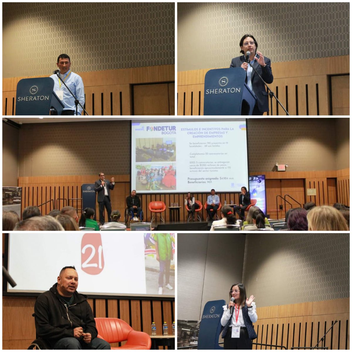 A esta hora nos encontramos en el ciclo  de conferencias de "Oportunidades laborales en el sector turístico" en compañía de representantes de la cadena <a href="/GHLHoteles/">ghlhoteles</a>, <a href="/asotourhepaz/">Asotourhepaz</a>, Ruta de La Esperanza, @IDTBogota y <a href="/CotelcoBogota/">Cotelco Bogotá Cundinamarca</a>