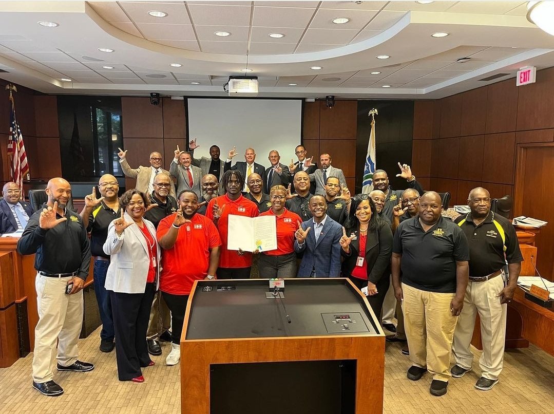 LUCollegiate100's tweet photo. What a great day in the life of the C100 of LU receiving a Proclamation from the Beaumont City Council for their 2X National win C100 Leadership and Career Institute!!! #WeAreLU #LULeads #LU100 @100BlackMen https://t.co/Q9wUFukGkQ