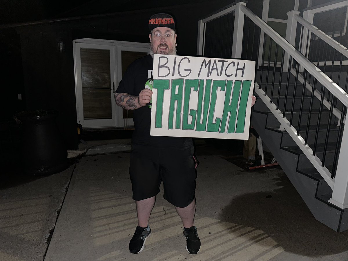 TheDooge's tweet photo. Going to #ASJF2023 & #MultiverseUnited2 this weekend.
I know I’m meeting @tanahashi1_100 !
Fingers crossed again, that I get the chance to meet my hero @taguchiryusuke !
I bringing my signs!
@IMPACTWRESTLING @njpwglobal #FunkyWeapon https://t.co/Dahupe02jS