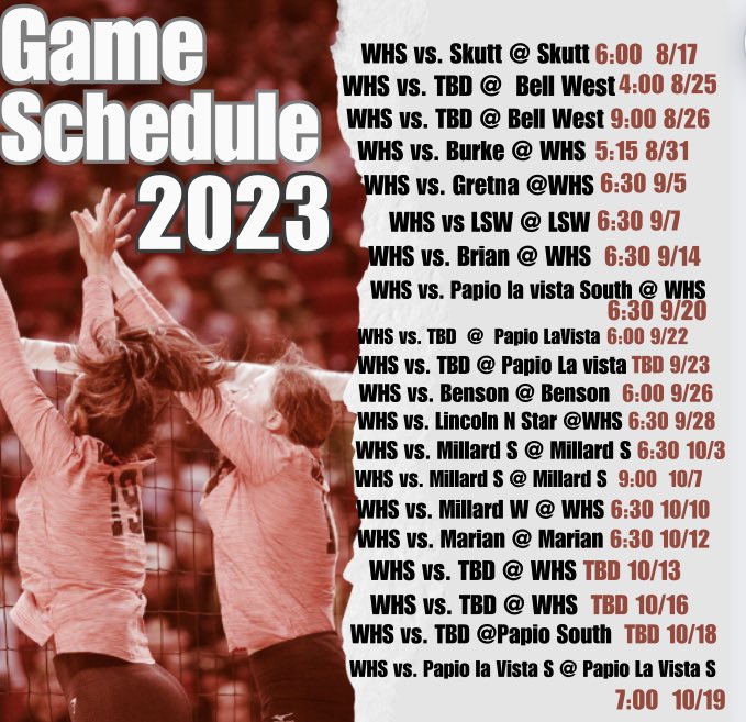 Westside High School Volleyball tweet media