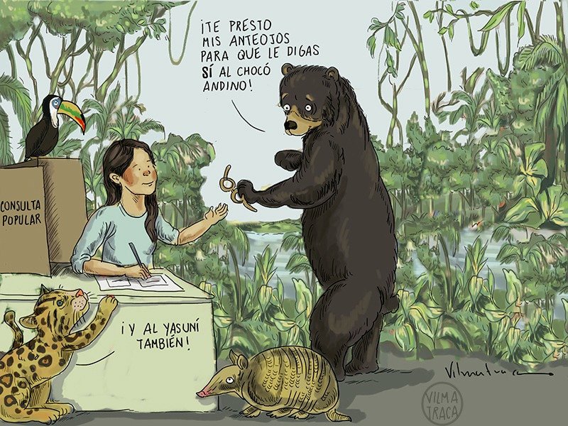 #ConsultaPopular #ChocóAndino  #Yasuní #Ecuador #Vilmatraca