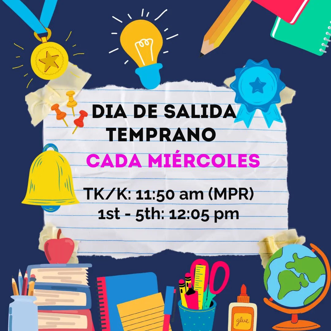 EdgemontElem's tweet photo. Reminder to our Edgemont Families 🔊 

Recordatorio para nuestras familias de Edgemont 🔊 https://t.co/38S3hiJiMy