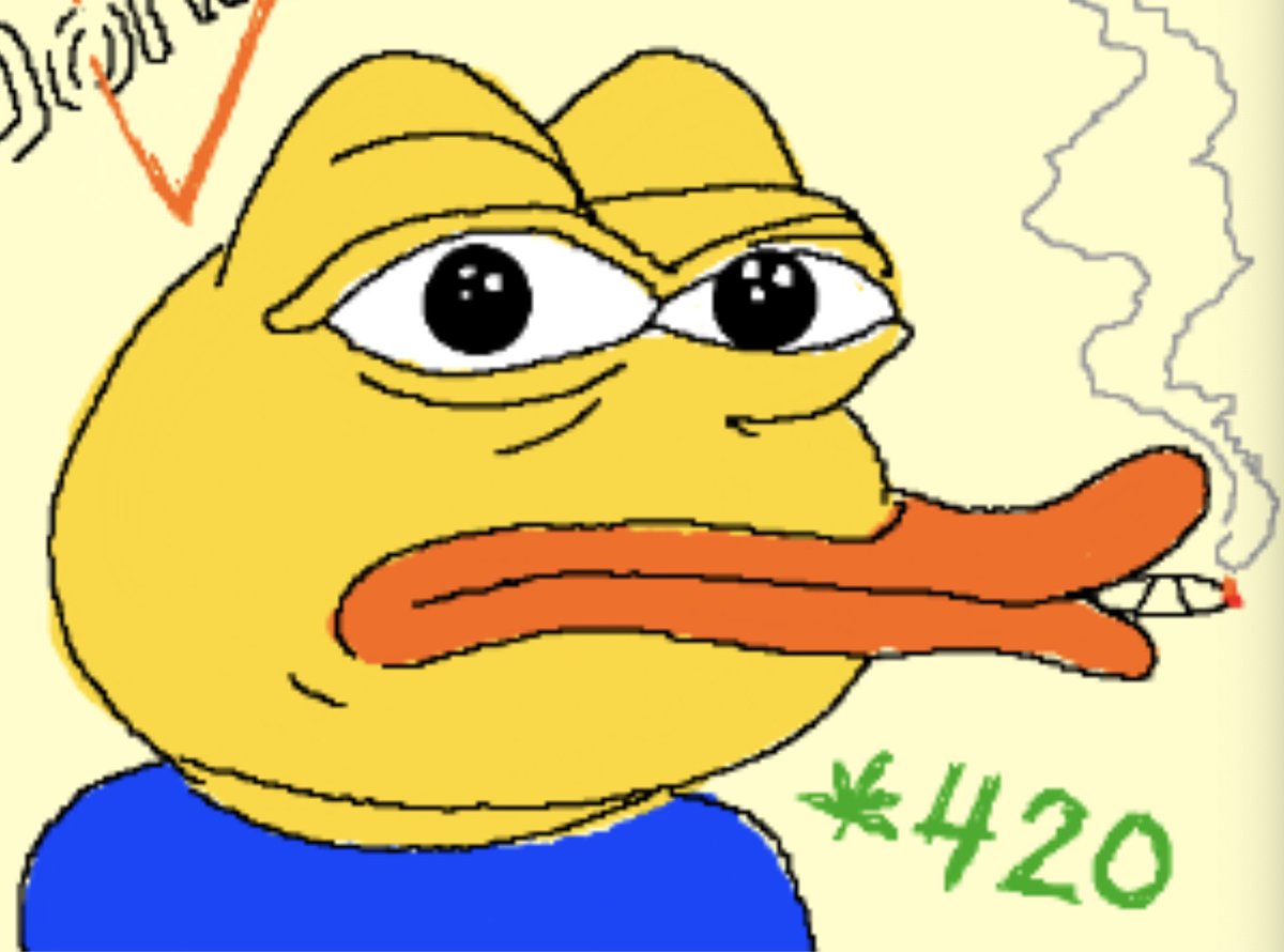 heart beating fast, lemme roll a joint.
What a duck day!
🦆
#memecoin #NFT $DDG #PNDC #PEPE #WAGMI