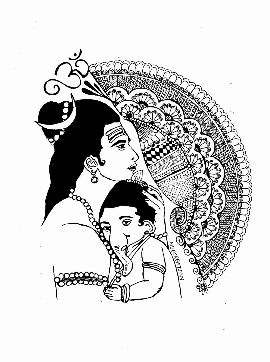 n3bcreation's tweet photo. #Mahadev #SanatanDharam #mahakal #Ganesha #Ganpatibappamorya #fatherhood #father #love #mandala #ujjain #श्रीमहाकालेश्वर https://t.co/AJEtRHsRKl