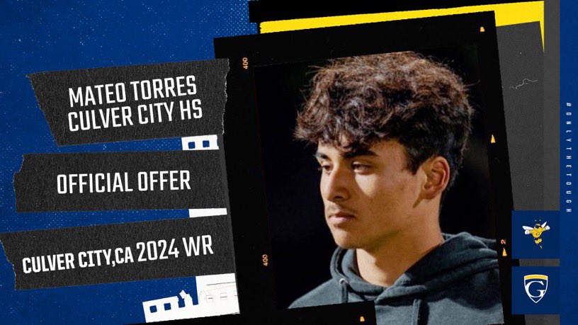 Mateo Torres (@mateotorres88) on Twitter photo Very thankful for my official offer. Thank you <a href="/JameslewisCoach/">James Lewis</a> for believing in me! <a href="/GracelandFB/">Graceland Football</a> <a href="/CulverCityFB/">Culver City Football</a> <a href="/FullCircleAth/">Full Circle Athletics</a> <a href="/Fifthandoak/">Fifth and Oak Consulting</a> <a href="/ncsa/">NCSA College Recruiting</a> <a href="/NCSA_Football/">NCSA_Football</a> <a href="/coachcastro626/">626COACHC🏴☠️</a> Very thankful for my official offer. Thank you <a href="/JameslewisCoach/">James Lewis</a> for believing in me! <a href="/GracelandFB/">Graceland Football</a> <a href="/CulverCityFB/">Culver City Football</a> <a href="/FullCircleAth/">Full Circle Athletics</a> <a href="/Fifthandoak/">Fifth and Oak Consulting</a> <a href="/ncsa/">NCSA College Recruiting</a> <a href="/NCSA_Football/">NCSA_Football</a> <a href="/coachcastro626/">626COACHC🏴☠️</a>