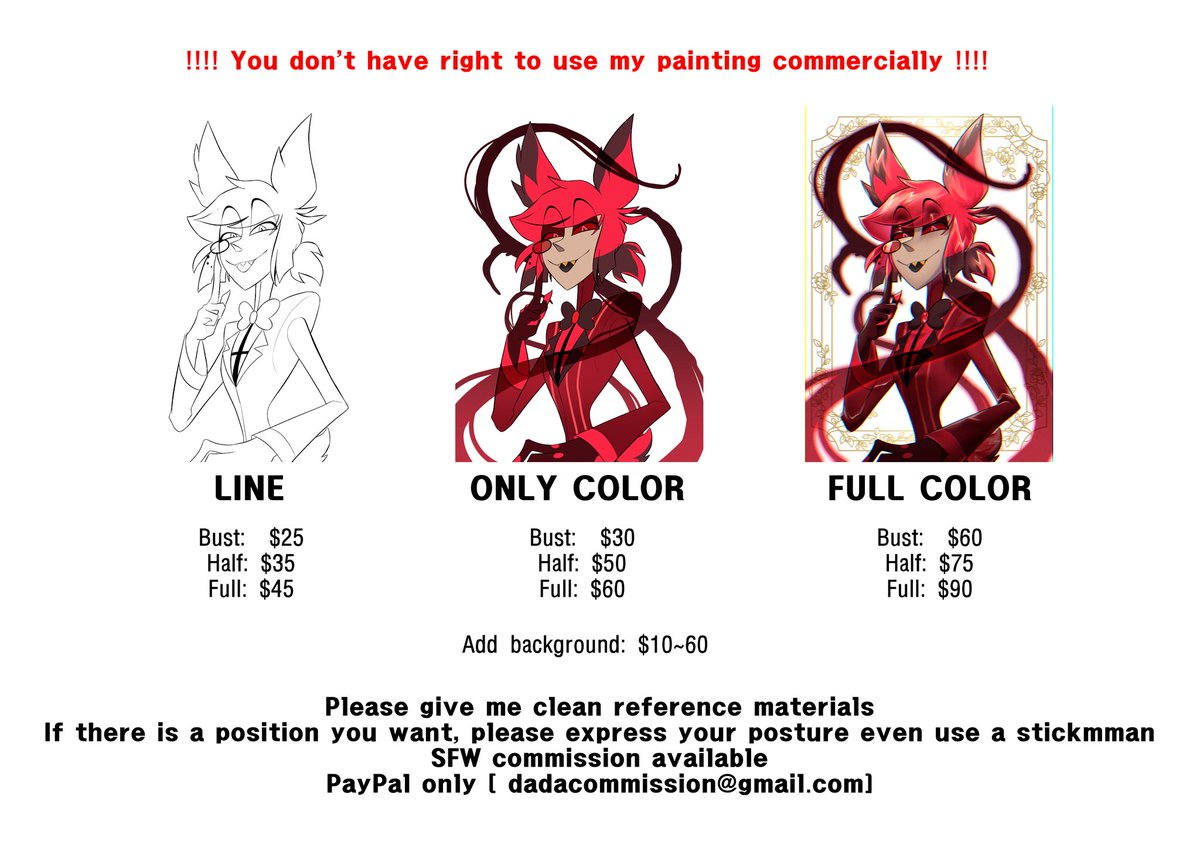 DaDa_Angeldust's tweet photo. 🕸️💜Commission Open💜🕸️
❗️Retweet is very much appreciated❗️

-DM me if you want my drawing! thank you!🖤
- I don't accept controversial animation / comic🚫
-check it out my drawing samples on here!

#commission #commissions #ArtCommission #commissionsopen https://t.co/jDsL4JK4iX