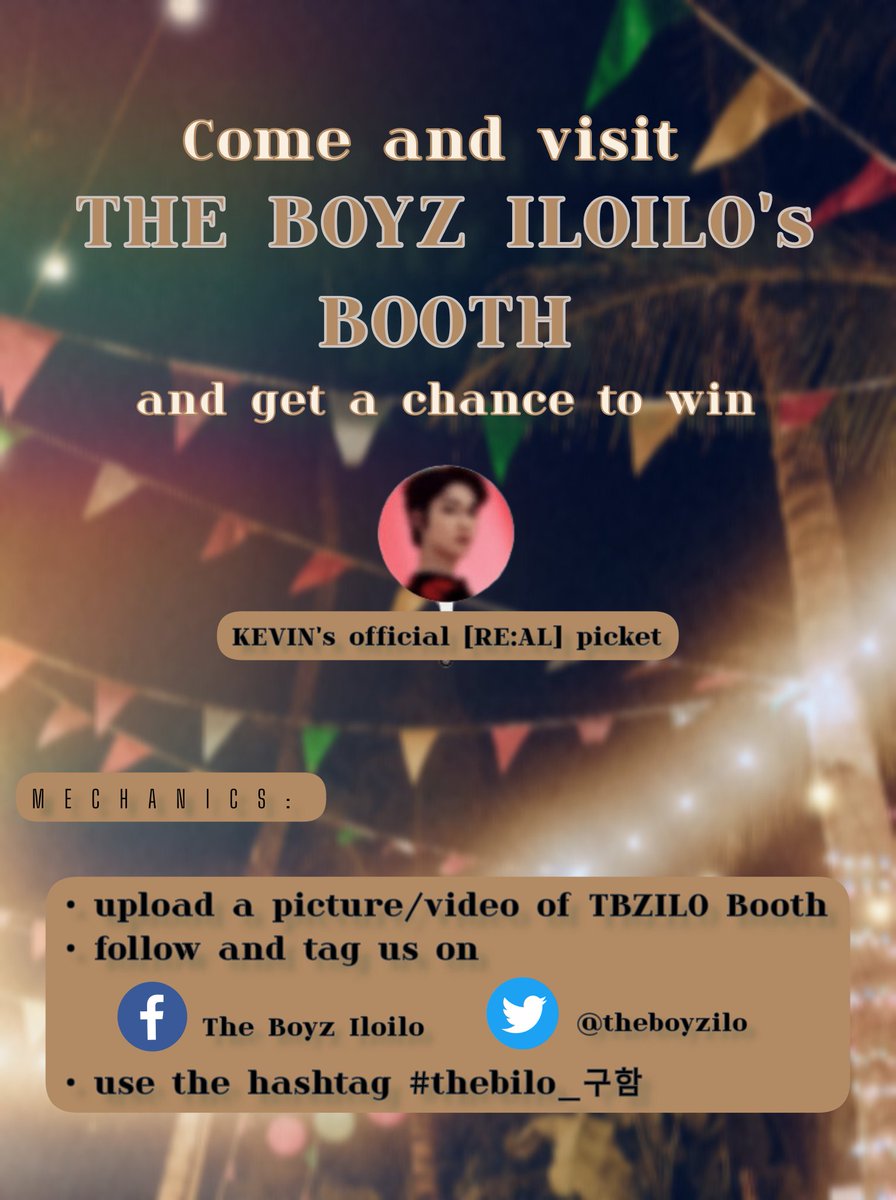 Visit our booth and get a chance to win 1 official picket! 
Kindly check the mechanics below. 
See you there, Iloilo TheBs!

#IKO2023 #KOR_ILO_FRIENDSHIPDAY2023 #KFANFEST2023