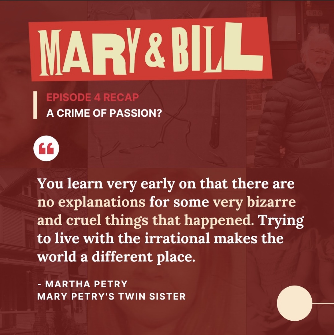 An unexpected tip! Retired police officers share their perspectives on the case! DNA evidence!

Check out Episode 4 of Mary & Bill: An Ohio Cold Case available now anywhere you get your podcasts.

#ideastreamneo #maryandbill #truecrime 
evergreenpodcasts.com/mary-bill-an-o…