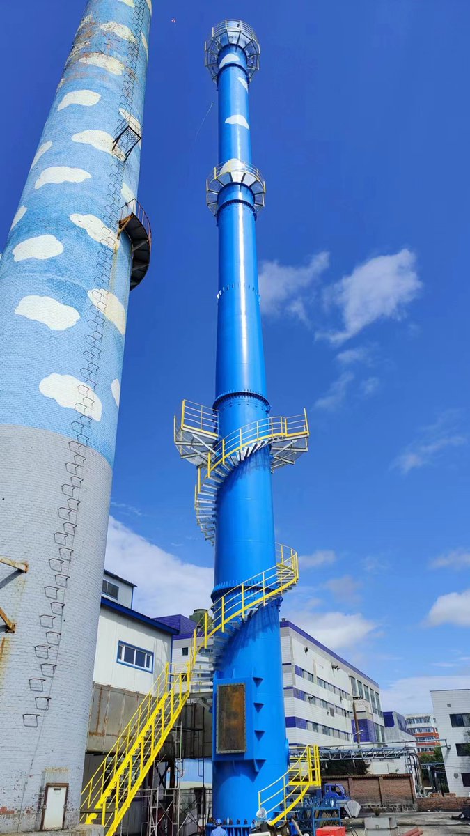 YbChimney's tweet image. specialize in providing EPC project steel chimney, cooperate with such as China Energy Construction, Electric Power Construction, Sinoma Energy Conservation, etc.
Exhaust stack, steel stack , waste-to-energy plants, paper mills .
#steelstack  #powerplant #energy #WTE