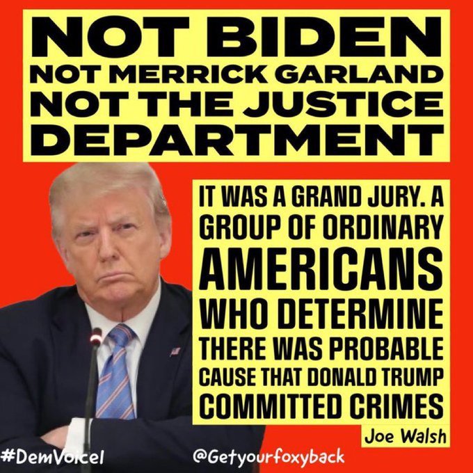 Ink8Judy's tweet photo. @Jim_Jordan Trump was Indicted by 4 different GRAND JURIES. 

NYC.
FLA.
D.C.
GA.

So long... 'Don the Con'. https://t.co/Br9BOzNb55