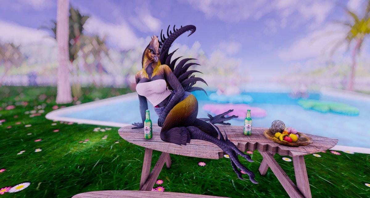 RemiJCrowley's tweet photo. So is that breast of thigh meat you wanted? 😆😆😆

Featuring: [@GHOSTEDSL x RUF] Cockatrice - MESH Kit
 &amp;
{GHOSTED} COCKATRICE - BEE Mod 
Available at @Abnormal_Event now!
🚖: https://t.co/CxopPpxyx9

#Secondife #Furry #AbnormalityEvent #CockOfTheWalk https://t.co/Zp66Bp4Ztf