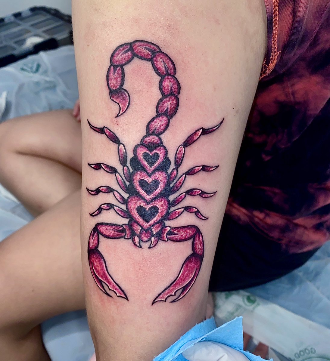sadvelma's tweet photo. I love it when I get to do cute tattoos 🥹💕💕 https://t.co/kGrE0jecxj
