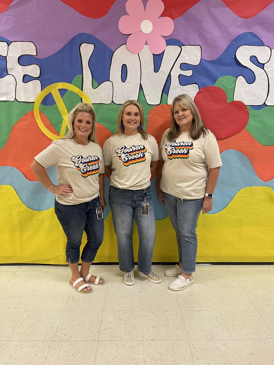 Today was my 38th first day of school! I’m starting my 25th year in education, 5th year leading <a href="/GoshenCreek/">⭐️Goshen Creek Elementary⭐️</a> with these two beside me🧡 #GCESdifferencemakers #ItStartsWithMe