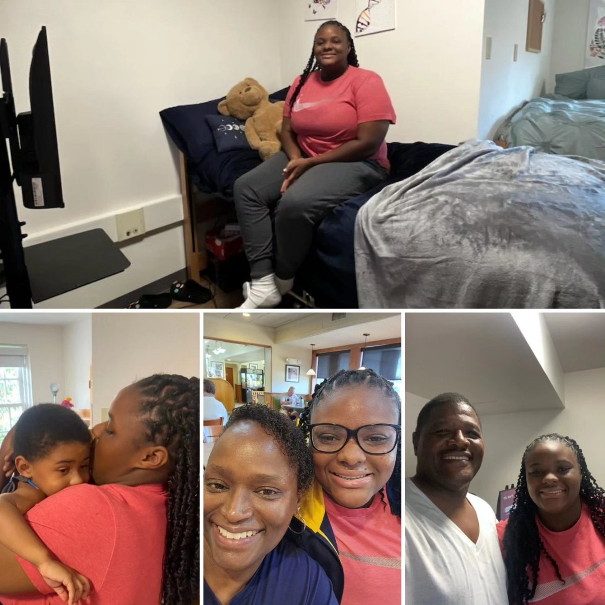 NazaraMuhammad's tweet photo. The last 36hrs. have been AMAZING!! I'm allll moved in and ready to conquer the WORLD on a FULL RIDE scholarship at a prestigious university! This Bucknellian is READY!!💪🏾
#BucknellUniversity2027🦬 https://t.co/FQEqg59eUU
