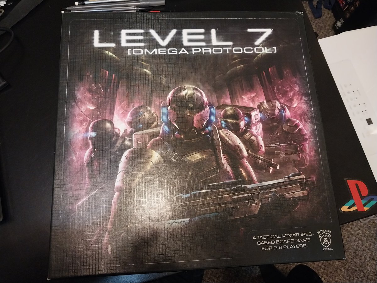 FuryOfTheAngels's tweet photo. Got #Level7 #OmegaProtocol in today! Not sure if I can play this solo (counting two-handed solo), but I'll give it a try. 
@privateerpress #boardgames https://t.co/7ZDiV2CX9H