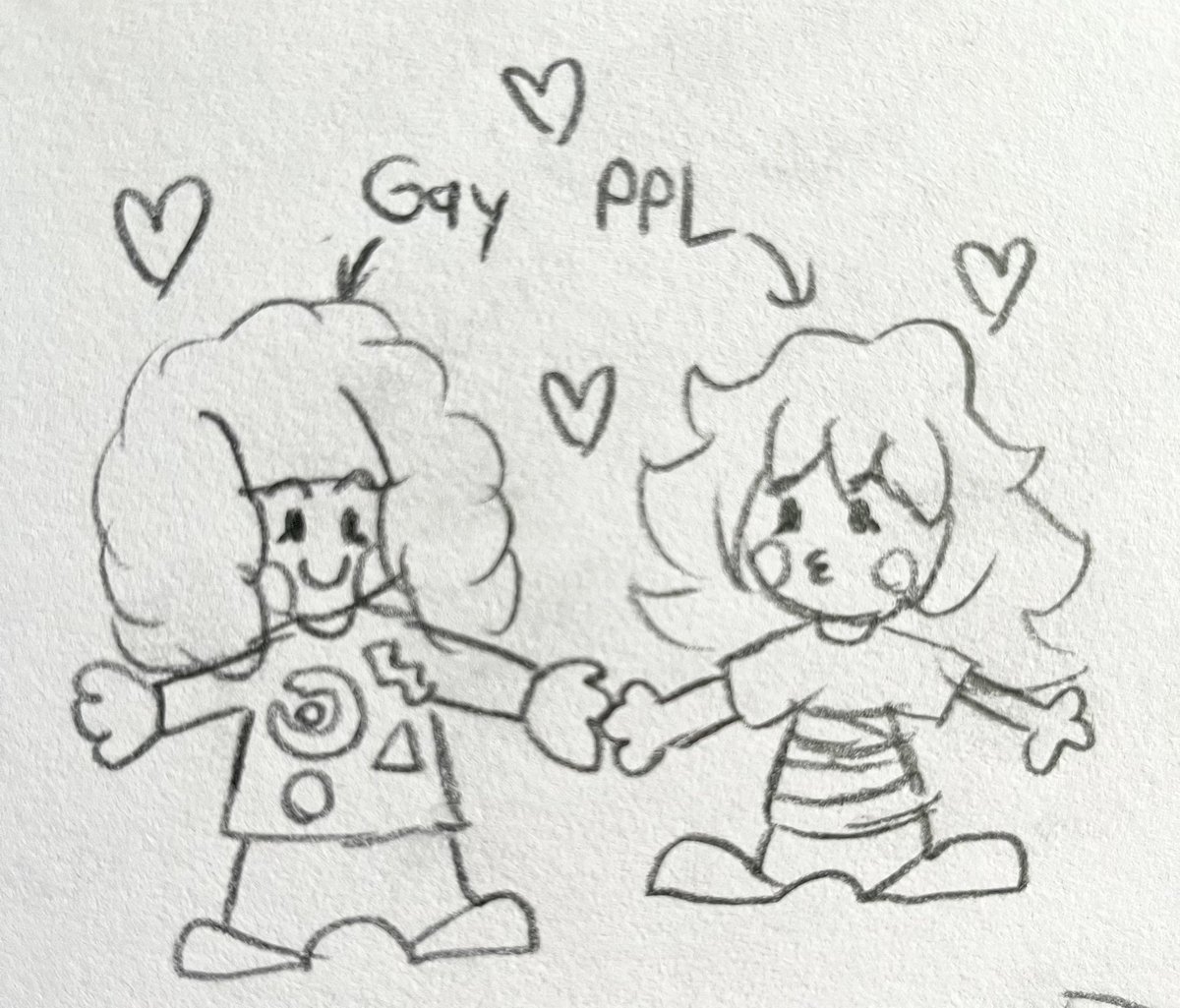 m36games's tweet photo. Major art block atm, but here’s some sillies!! 🤪 (I can’t work on AAF cuz my boyfriend took my compooter so I tried to draw in the meantime) 😭  #andysapplefarm https://t.co/Kn3LZWDCJ3