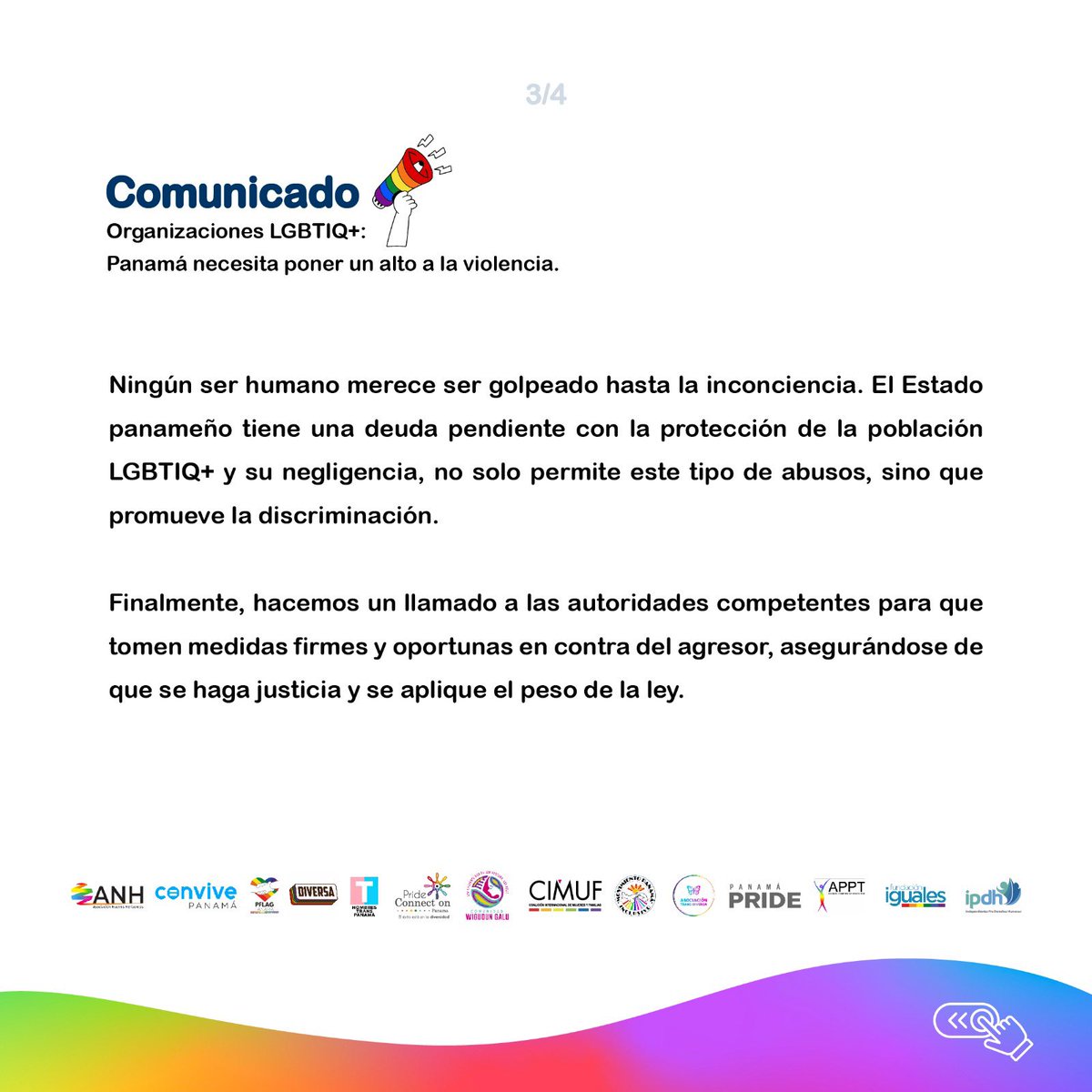 convivepanama's tweet photo. Nos sentimos sumamente tristes al observar actos de violencia contra una mujer #trans.  La violencia no debe ser aceptada como metodología de resolución de conflictos.  Solicitamos al Estado leyes que garantice la protección de los grupos vulnerables.
#DerechoHumano #LGBTIQ https://t.co/S1wIoEPhCj