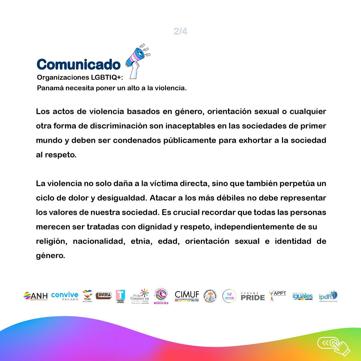 convivepanama's tweet photo. Nos sentimos sumamente tristes al observar actos de violencia contra una mujer #trans.  La violencia no debe ser aceptada como metodología de resolución de conflictos.  Solicitamos al Estado leyes que garantice la protección de los grupos vulnerables.
#DerechoHumano #LGBTIQ https://t.co/S1wIoEPhCj