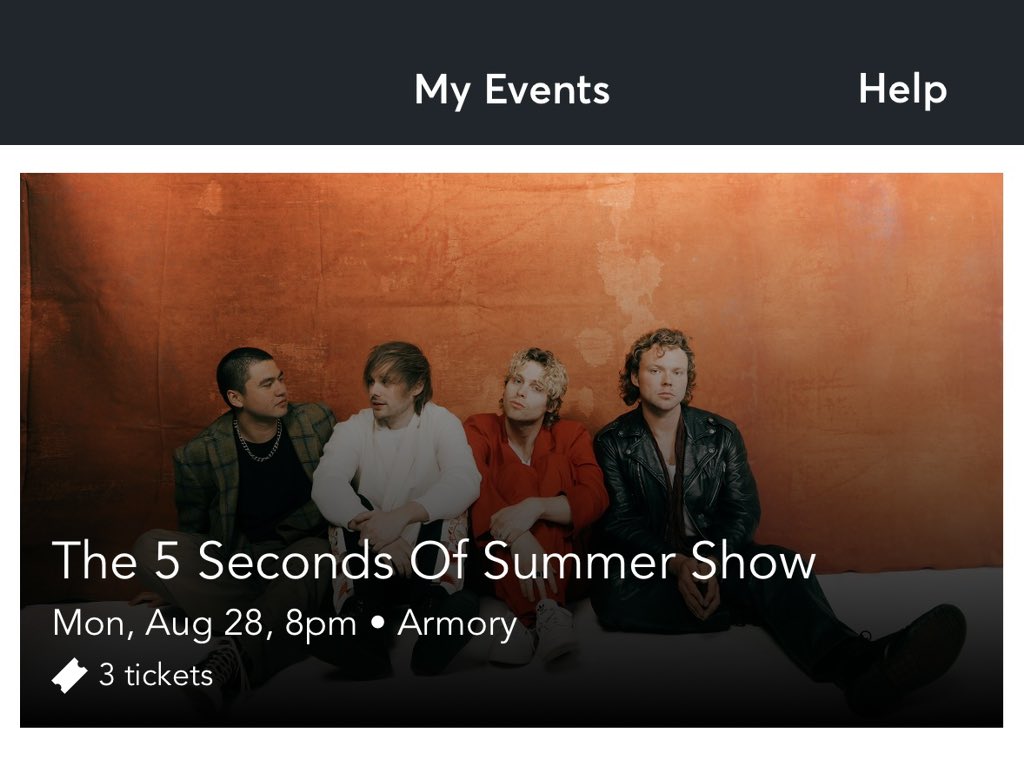 SELLING 5SOS TICKETS FOR MONDAY AUGUST 28TH IN MINNEAPOLIS!!!!! 

$50 a ticket!!! Instant transfer ❤️ feel free to DM me with questions or concerns!! 

#5sos #5secondsofsummer