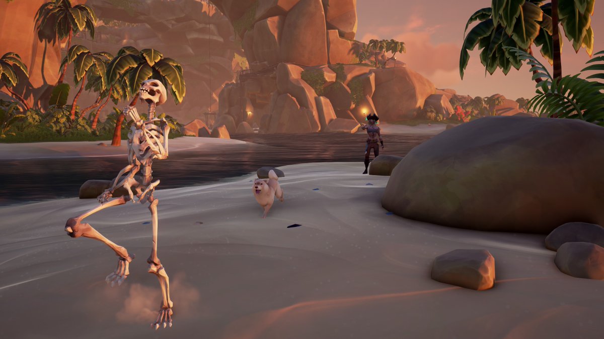picklespicee's tweet photo. #SoTShot Theme: Animal Appreciation 🐶

"You can't get a friend more loyal than your dog" - Dale Jarrett 
@SeaOfThieves #SeaOfThieves https://t.co/weCIxRDo07