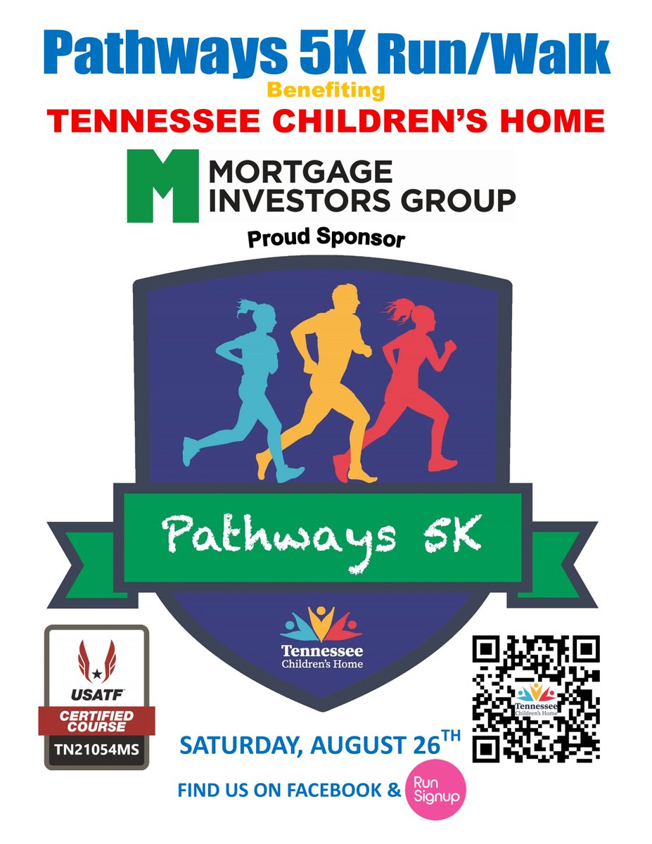 Martin2Blessed's tweet image. Just over a week away!  Get signed up! RunSignUp.com/PATHWAYS5K