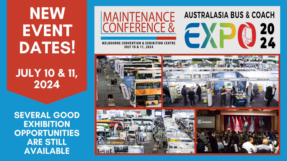 This premier event will focus on Australia's bus &amp; coach sector transitioning from diesel to zero emission buses, infrastructure &amp; energy. Don't miss a chance to connect with everyone in the ZEB supply chain. Secure your space soon.
busvic.asn.au/2024-expo
#busexpo
#ZEBtransition