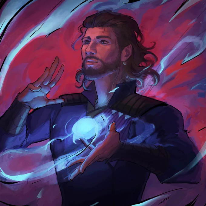 Gale of Waterdeep... sounds a bit "pompous", don't you think?Gale sketch ive been working on for a little while that I cannot really finish, what a charming nerd#BaldursGate3 #gale #BG3 