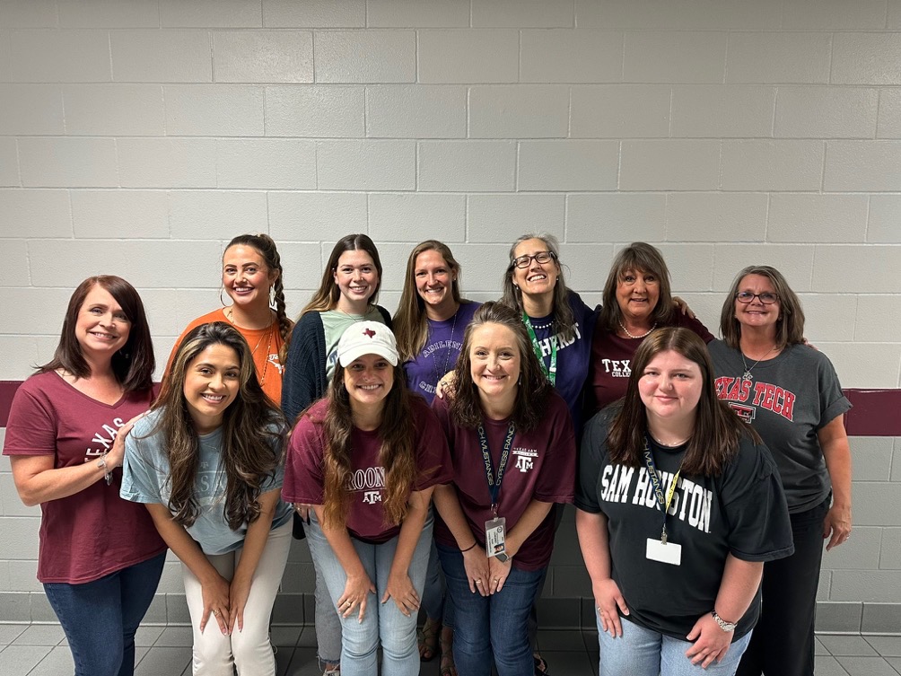 Cypress Ranch ELA feeling very scholarly today as we wear our college shirts! Day 3 down for district PD 🙂 <a href="/underwood89/">Traci Underwood</a> #SecELA