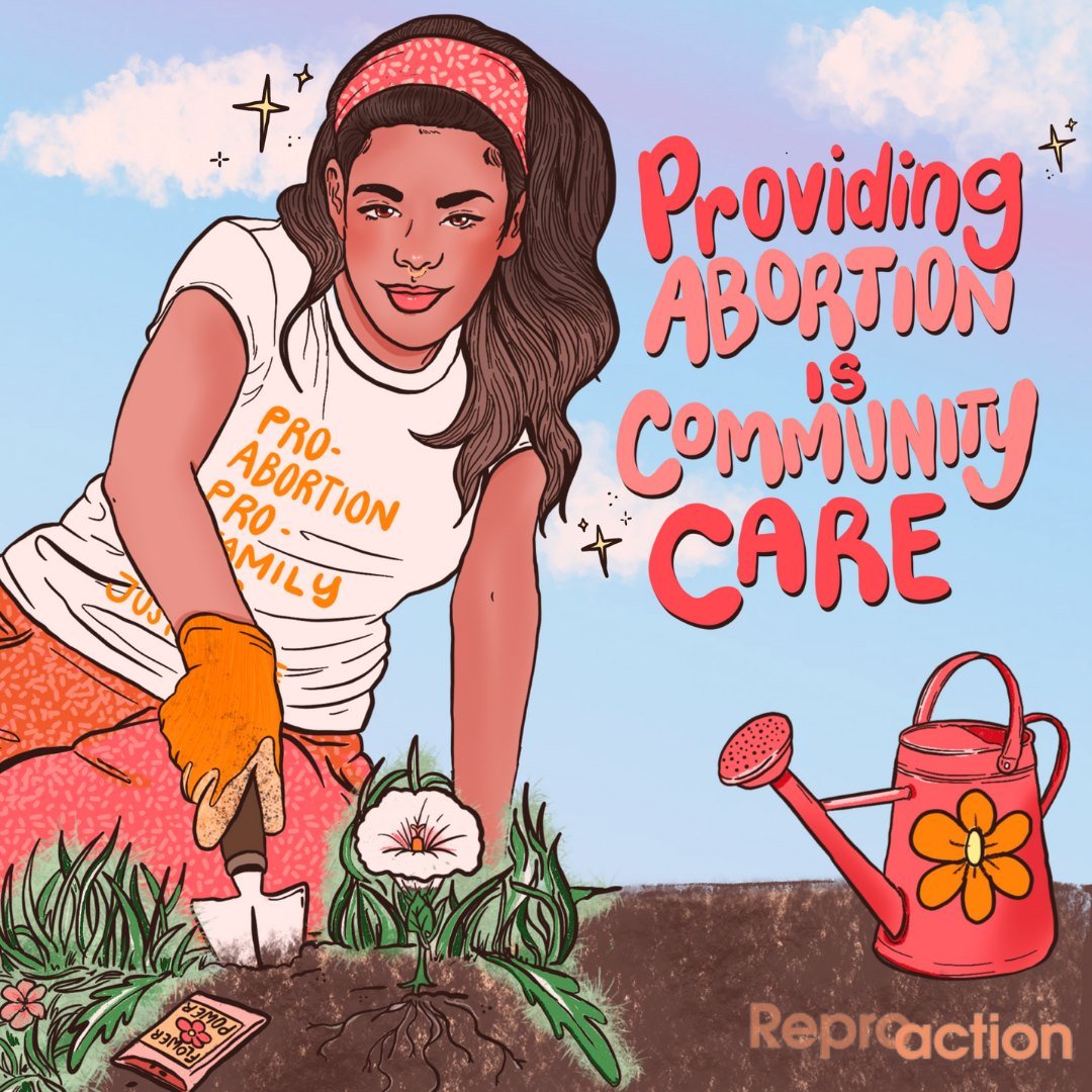 Sending love to all of the doctors, nurses, clinic staff, doulas, clinic escorts, volunteers &amp; advocates who work tirelessly to ensure people are able to exercise their right to abortion. 🌺
