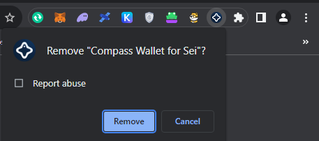 WulfrunV's tweet photo. #Seiscam Its time to remove SEI wallets and dont forget to "Report abuse" the wallet https://t.co/GoCBRpSnC0