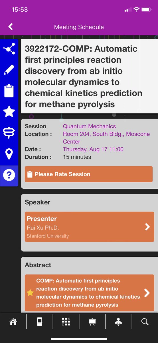 Happy to reconnect with my old colleagues in @ACS_ENFL sustainable aviation fuel #SAF sessions! My talk tomorrow will highlight our recent ab initio nanoreactor work which enables first-principle cross-scale modeling for fuel combustion! #ACSFall2023