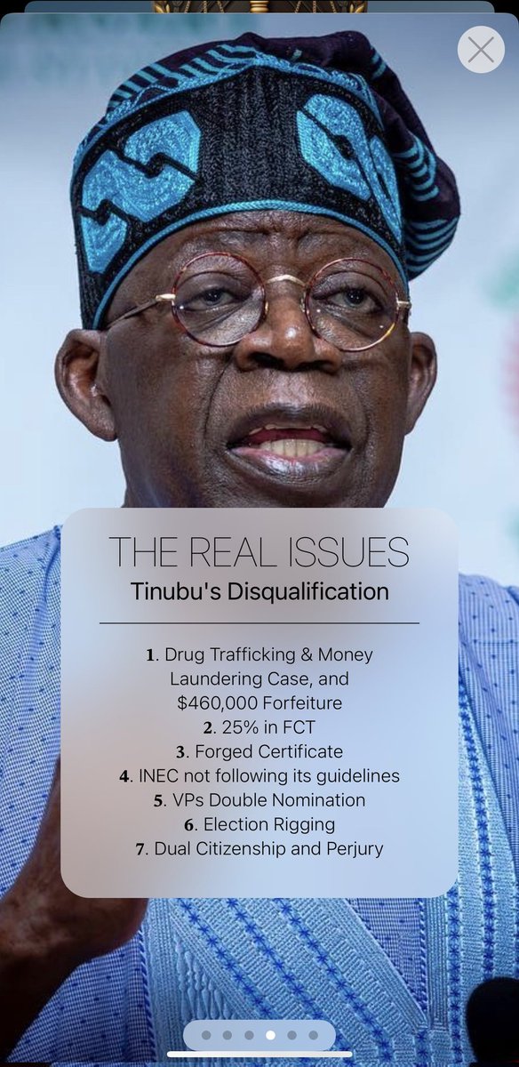 #TinubuMUSTbeDisqualified  #AllEyesOnTheJudiciary