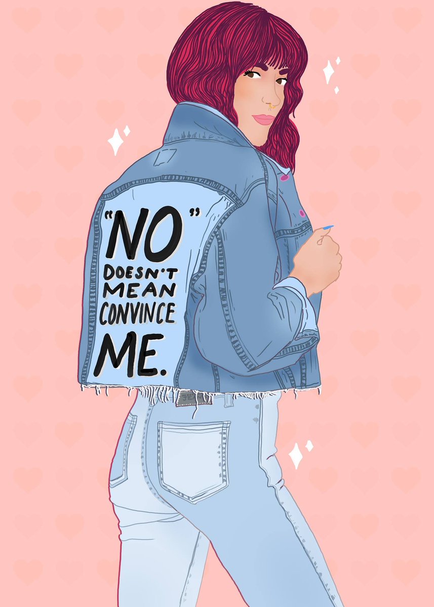 liberaljanee's tweet photo. 🌈Consent isn't a negotiation. No means no. https://t.co/b6rlcbn4Tk