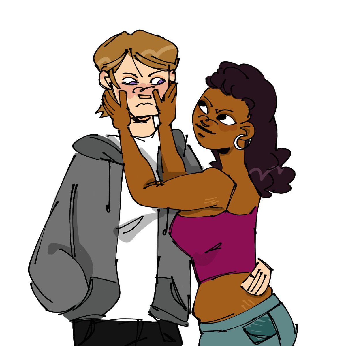 dunctrans's tweet photo. was going to post this tomorrow but i had to show the gfs (anne maria w stretch marks <3) #TotalDrama #tdroti #totaldramafanart #tdjo #tdannemaria https://t.co/BjRk3Yu3T3