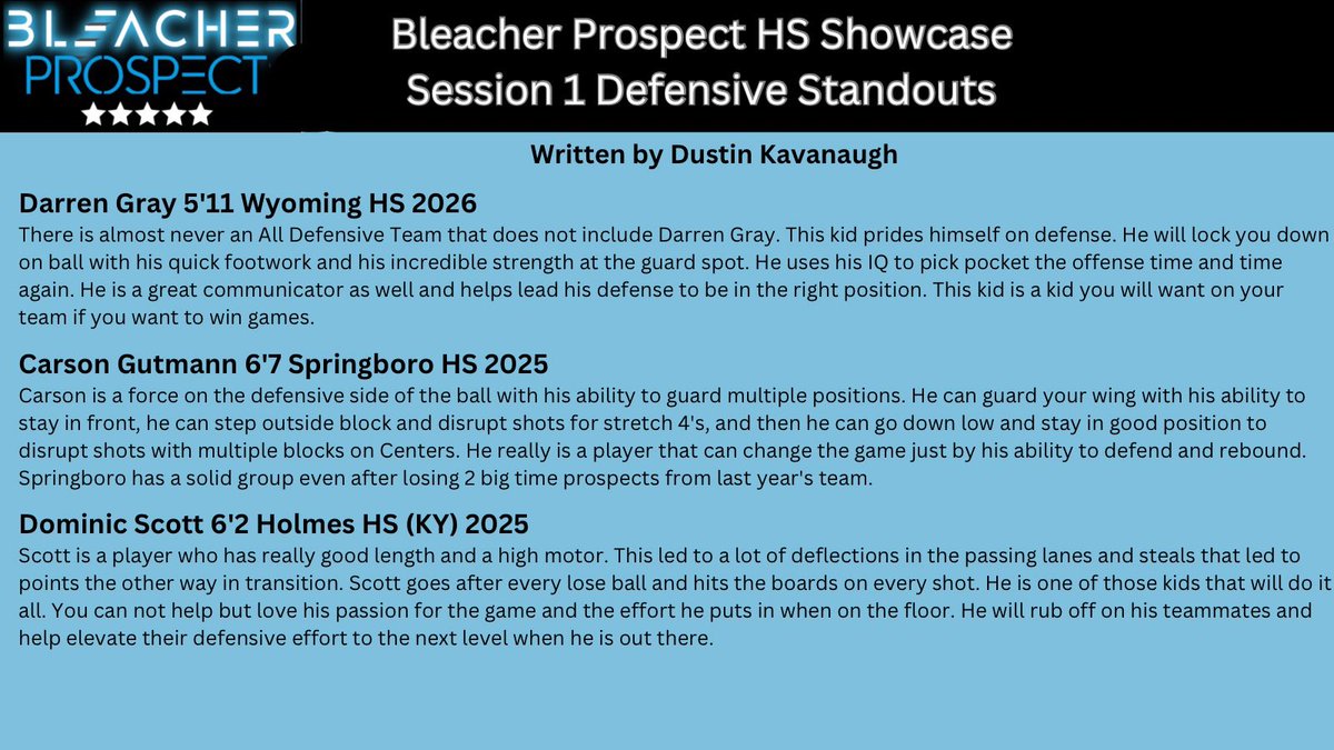 Bleacher Prospect tweet media