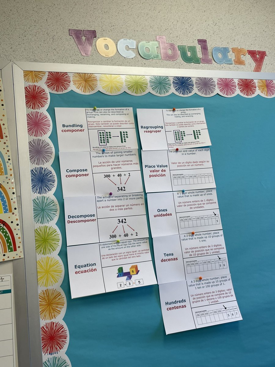 1EThompson's tweet image. Student work is displayed, Anchor charts up, vocabulary words are posted and students are engaged in learning.  m❤️☮️🤩💡#ReadyforSuccess #LetYourLIGHTShine @AldineISD @SammonsES_AISD