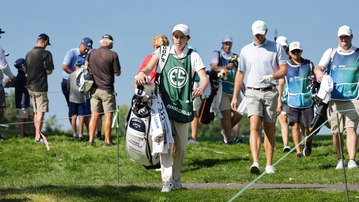 WGAESF's tweet photo. Have a day at the 2023 BMW Championship, Evans Scholars! https://t.co/Yf2Ru2hnAe