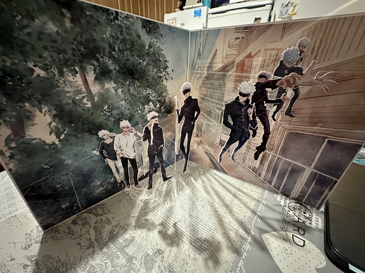 Inside of a card made today. #jujitsukaisengojo #junitsukaisen