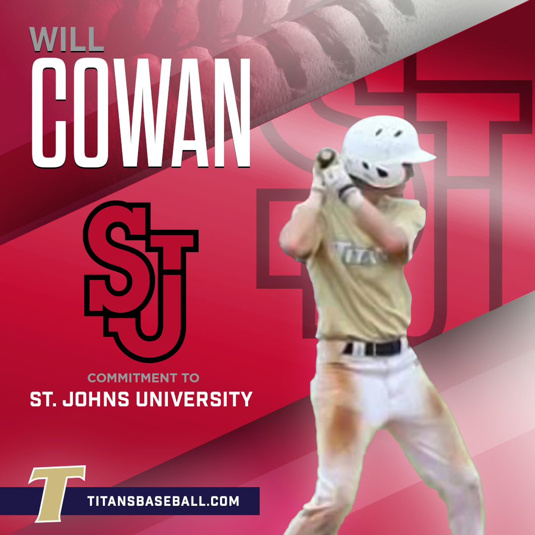 Congrats to Will Cowan 2024 Infielder (Kellenberg HS) on his Commitment to St John’s University. Coming off an extremely productive Summer for 17u OC Titans,
Will has a Big East skill set to match an outstanding work ethic. <a href="/axcessbaseball/">Axcess Baseball LI</a> <a href="/OrlinCohenOrtho/">Orlin & Cohen Ortho</a> #TitanNation