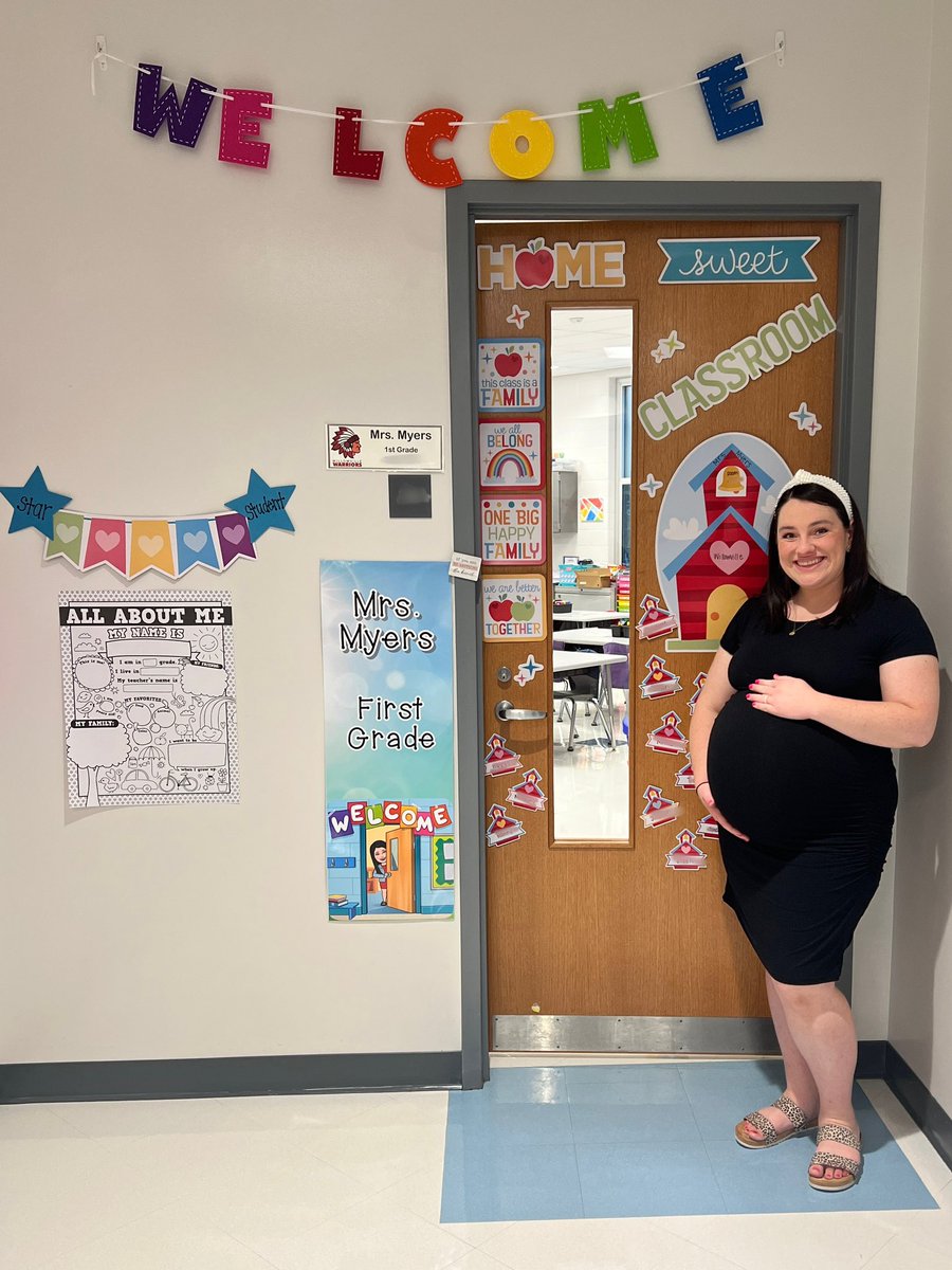Starting the school year 9 months pregnant means lots and lots of prep but also excitement thinking about coming back to some amazing kiddos in a couple of months! Year 7 is here! ✔️