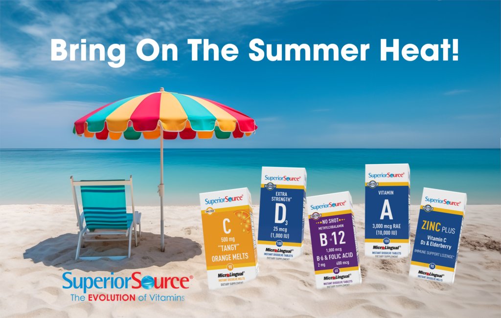 Enrich Your Summer with Clean Vitamins! Enter our #giveaway for a chance to #win $75 in @SuperiorSource Vitamins — Zinc Plus, B12/B6, A, D3, C. #nopills2swallow. NO preservatives, fillers or chemicals. Available on Amazon & Walmart.com bit.ly/47lut2p