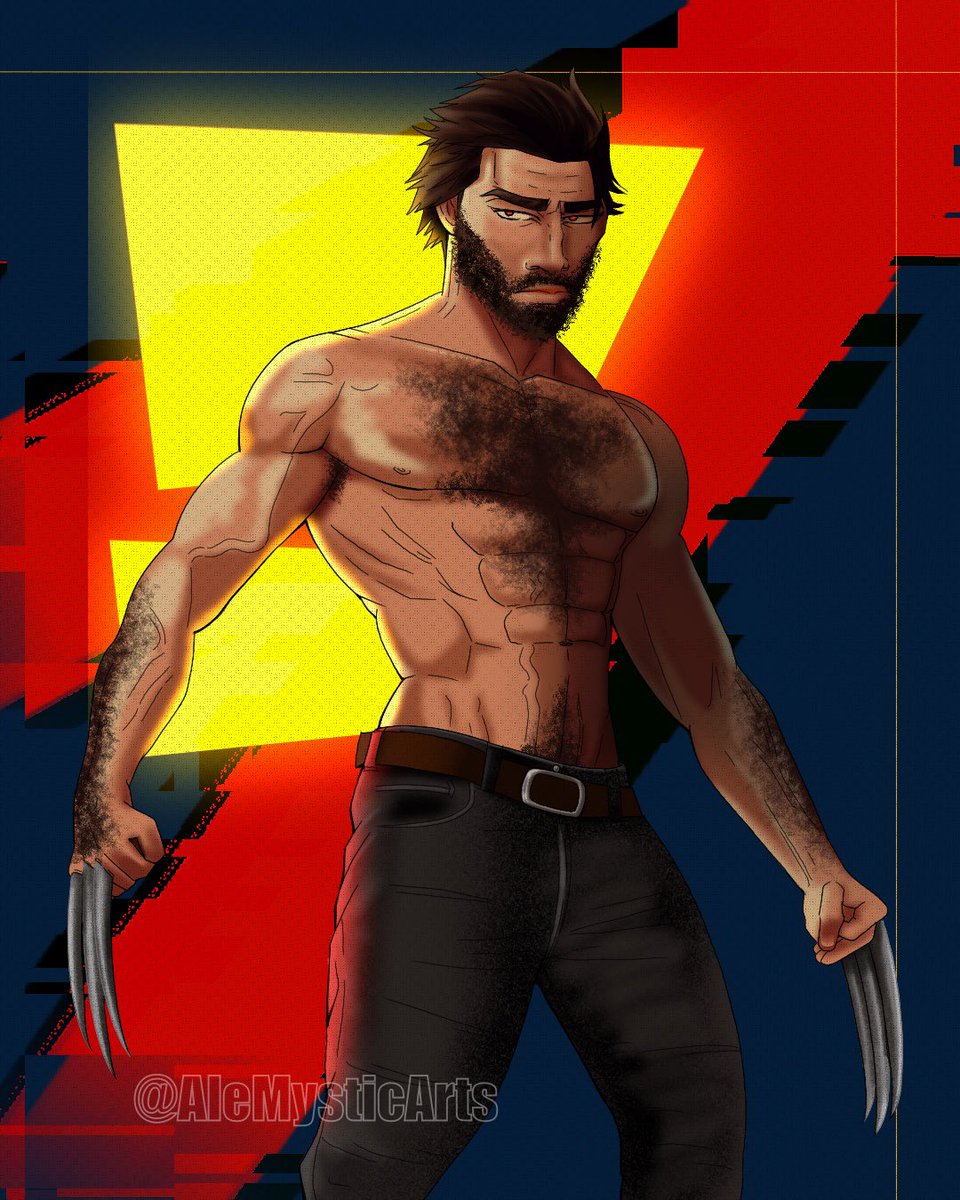 AlleFanArt's tweet photo. Was told to add more ✨trauma✨
#miguelohara #wolverine #atsv #xmen #digitalart https://t.co/rJA71cS9HJ