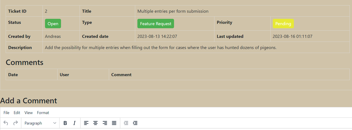 HuntersComp's tweet image. We have created an inhouse ticketing system to better keep track of feature requests and bug reports.

Register, play around and request new features on hunterscompanion.com.
#deerhunting #chasseur #jeger #jaeger