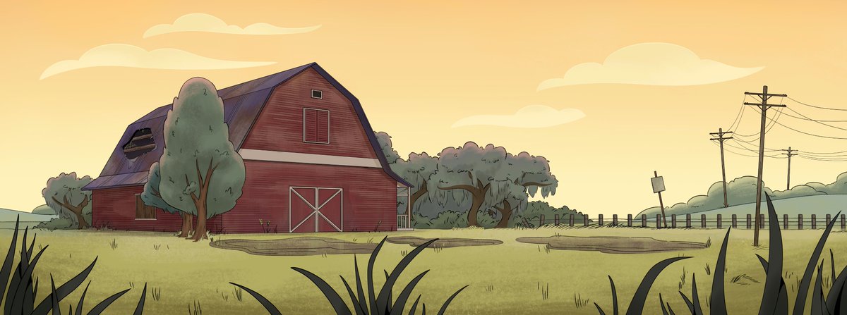 lambthomps's tweet photo. More @praisepeteytv  background painting work I did for episodes 4 and 5! Art Directed by @xXAmandaLakeXx , Background Designs by @LouisaLawler , Robin Thompson, and Austin Breed https://t.co/k71EhHfV6a