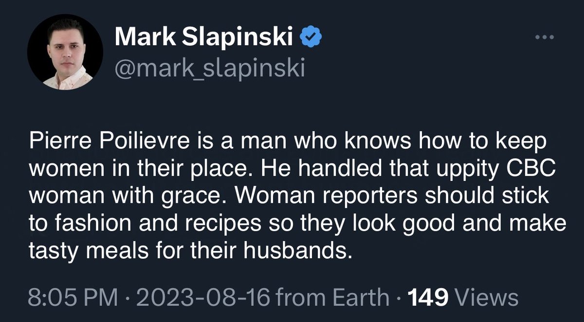 Keep the praise coming, Mark. If we can’t win over the ladies, we at least need them to stay home on election day!