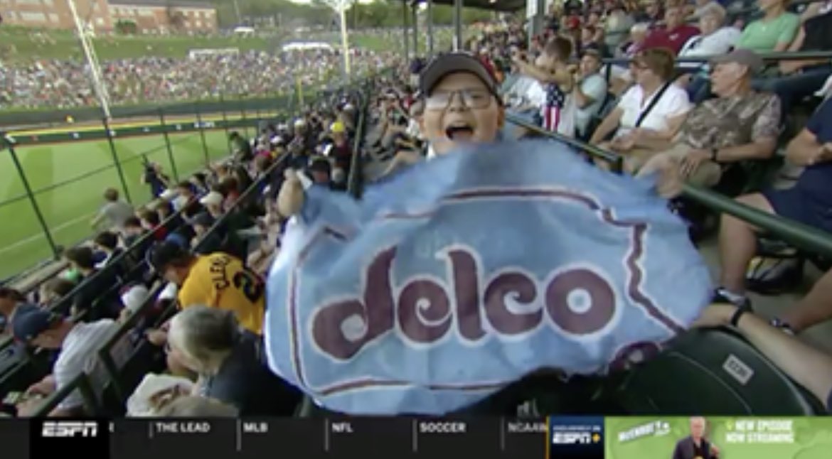 CrossingBroad's tweet image. Delco has taken over the Little League World Series
