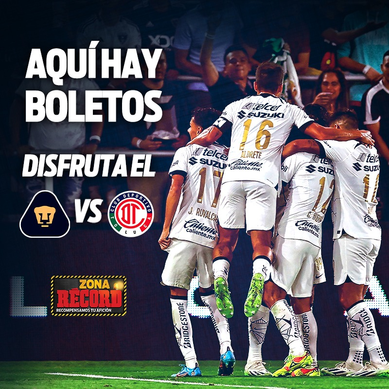 record_mexico's tweet photo. ¡REGALOS! 🔥🔥

@PumasMX nos trajo boletos para el juego de este viernes. Para ganar:

- RT a este tuit
- Usa #ZonaRÉCORD 
- Sube foto en CU de noche, apoyando a Pumas
- Menciona dos futbolistas que hayan jugado en ambos equipos

¡Suerteeee! 🐾 https://t.co/Lu5opan2Gr